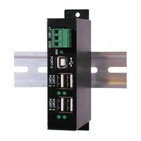 EXSYS EX-1163HMS-WT Hub 4 ports USB 2.0 avec protection de surtension