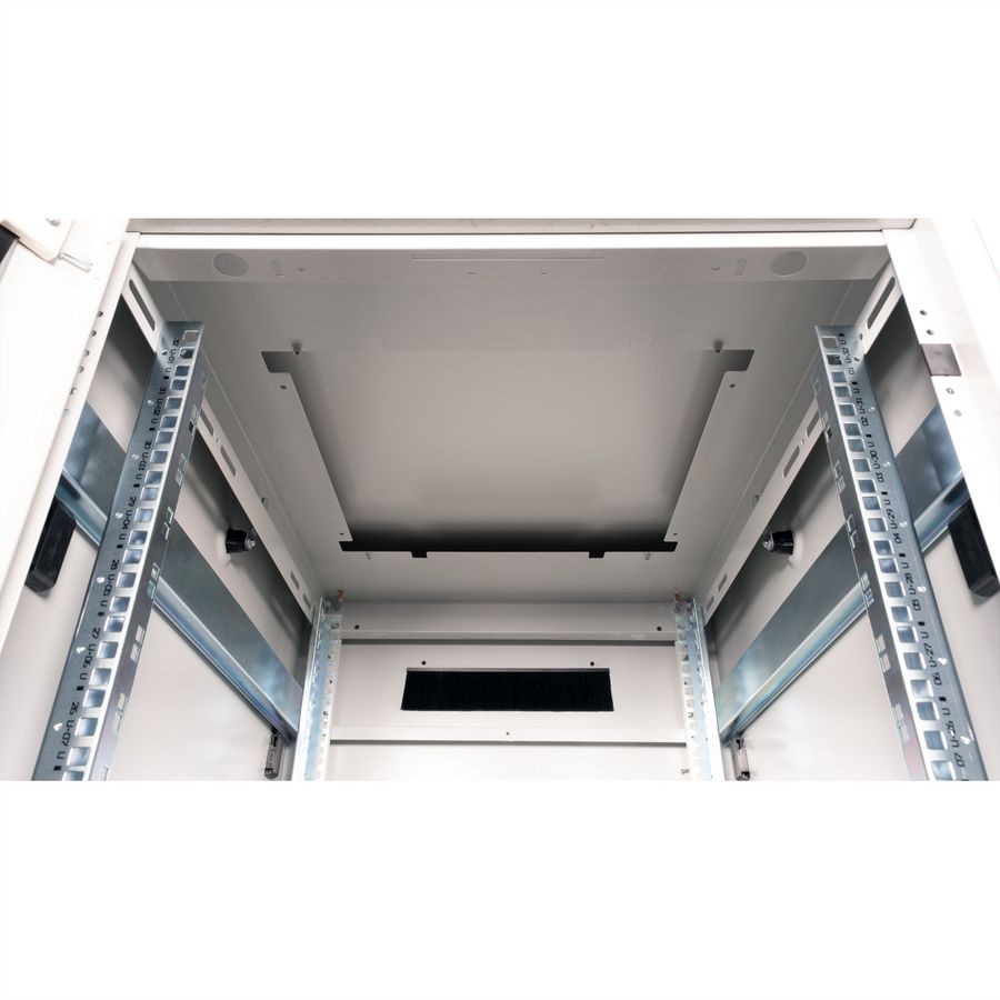 ROLINE 19-Zoll Netzwerkschrank Pro 32 HE, 600x800 BxT Glastür grau