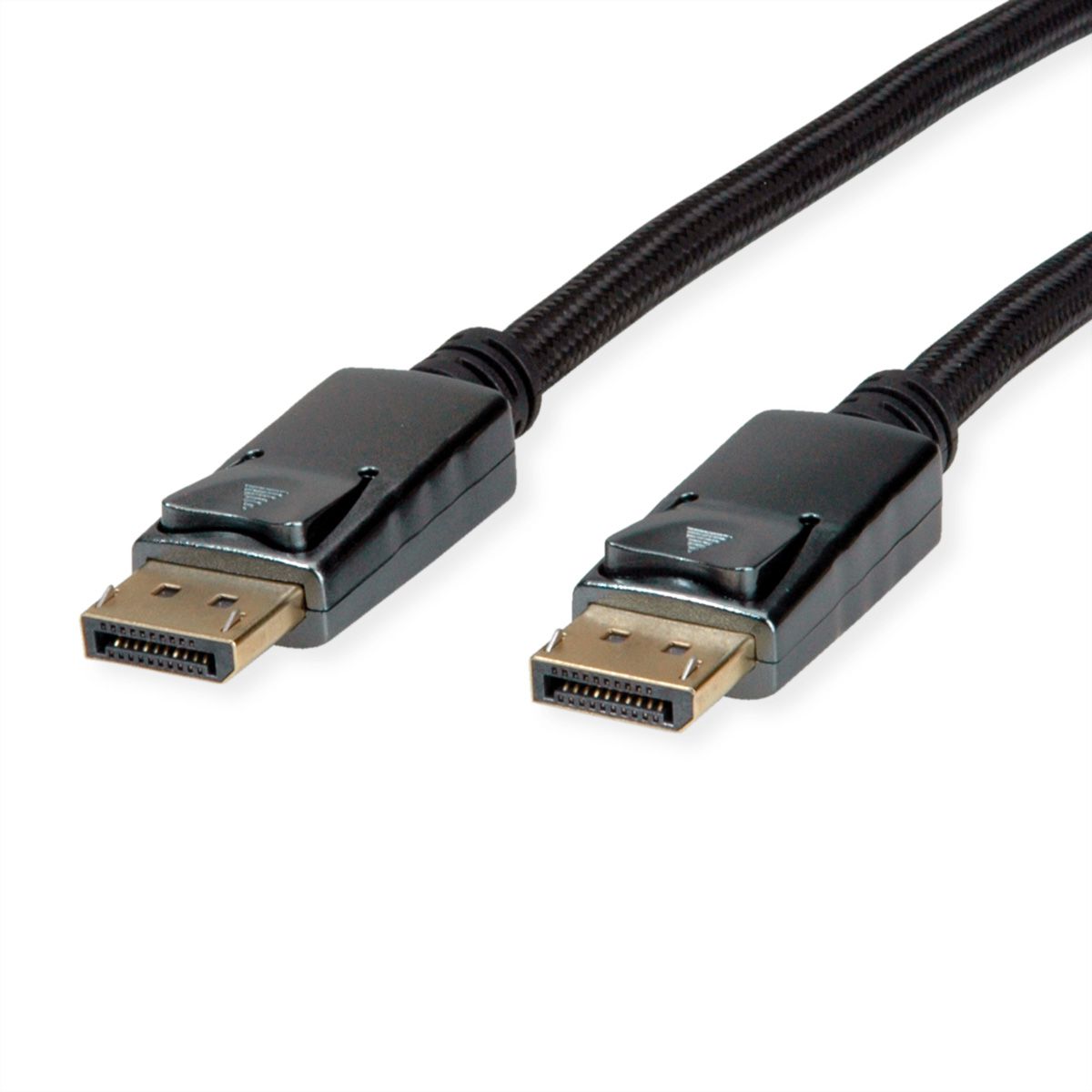 ROLINE DisplayPort Kabel, v1.4, DP ST - ST, schwarz / silber, 2 m