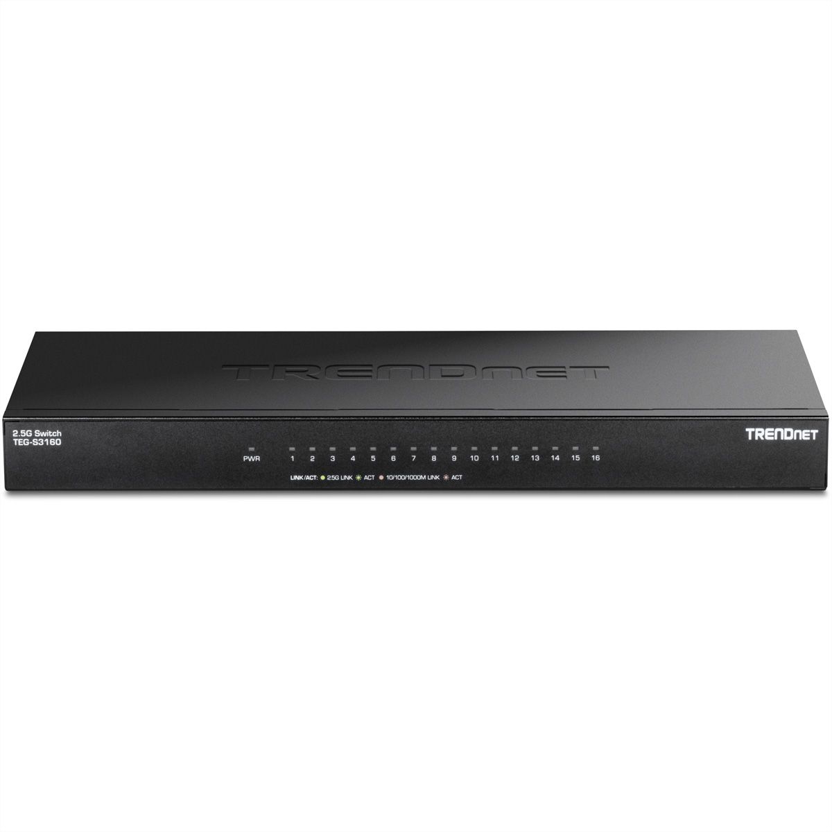 TRENDnet TEG-S3160 16-Port 2.5G Switch Unmanaged Desktop