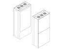 Hagor ScreenOut Kiosk OH75, Outdoor, noir