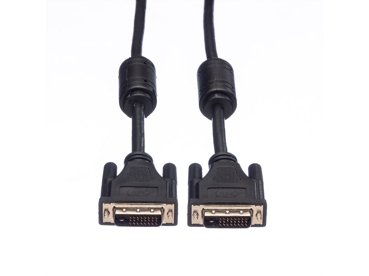 ROLINE Monitorkabel DVI, ST-ST, (24+1) dual link, 10 m