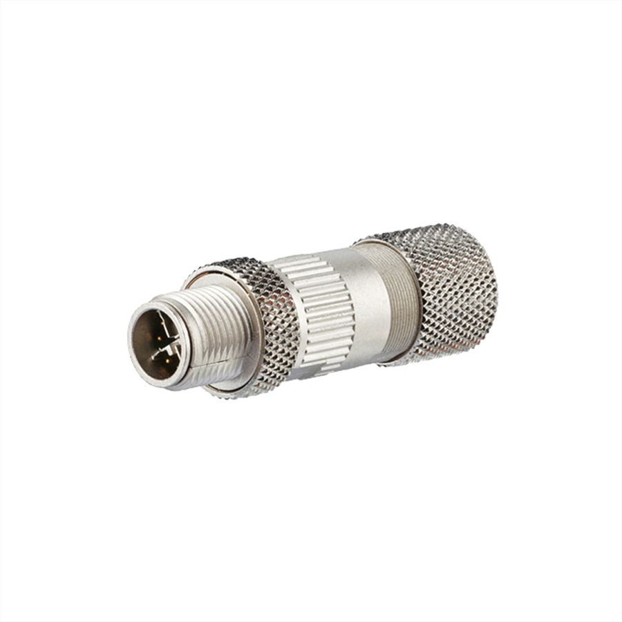 BTR Connecteur M12 à confectionner sur site, droit