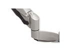 VALUE Bras double LCD, vérin à gaz, 6 articulations, fixation sur bureau