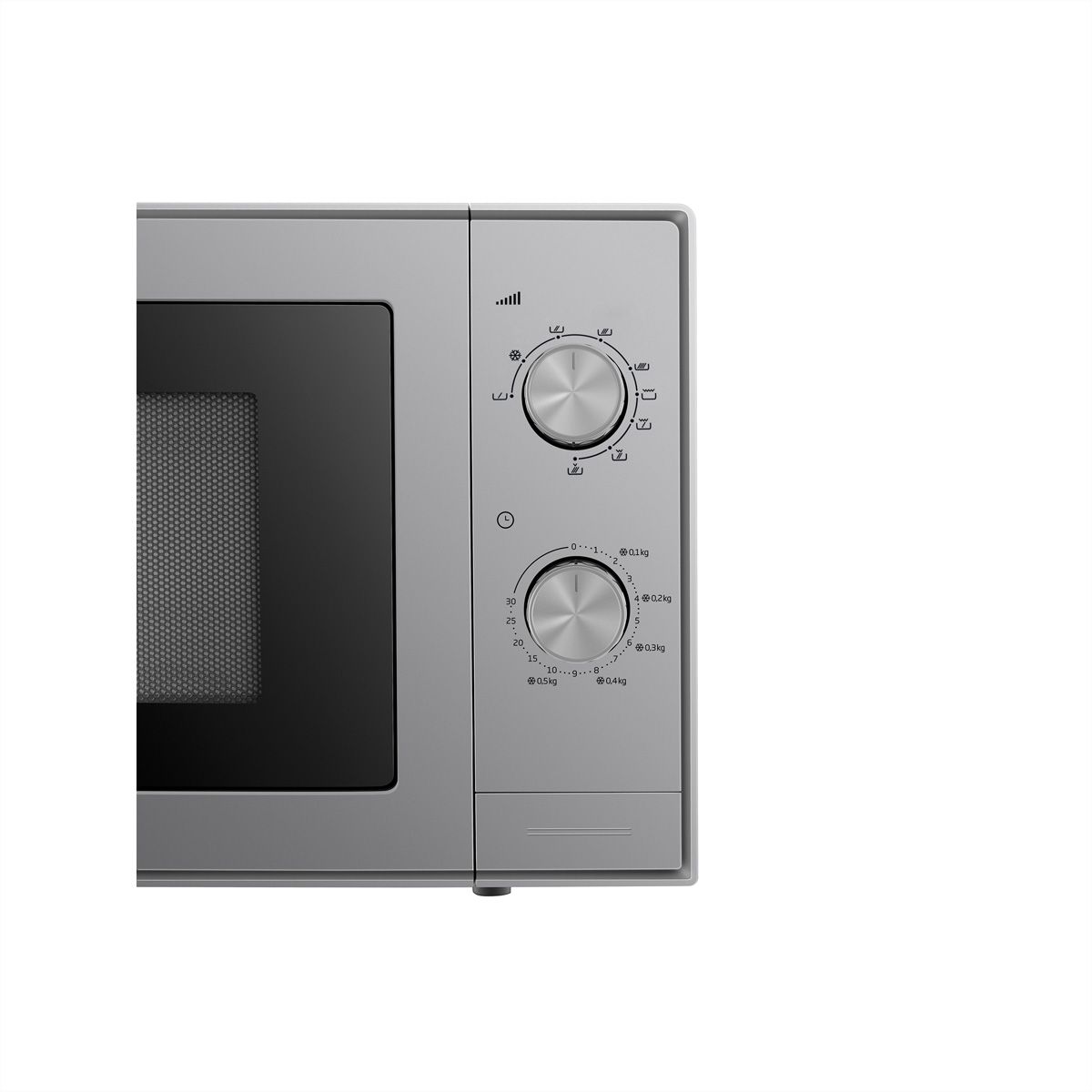 Beko Mikrowelle mit Grill MGC20CH, 20l, 900W, Silber