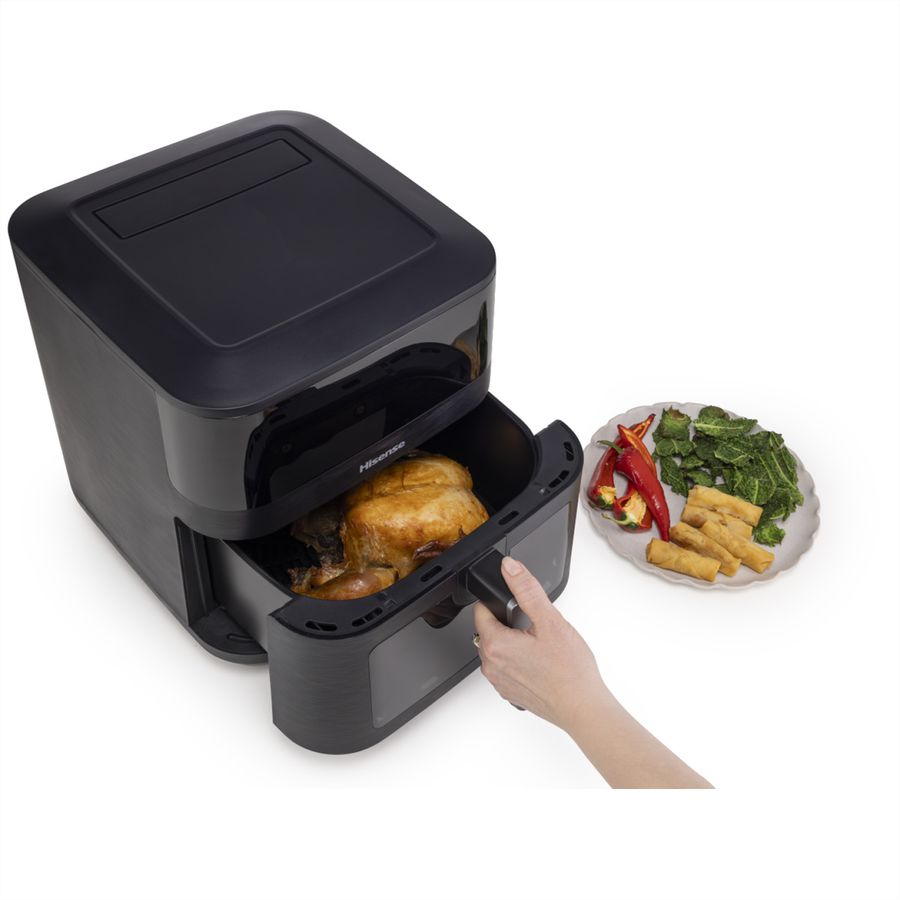 **Retoure**Hisense Heissluftfriteuse HAF2100DCD, 2100W, 7,7L