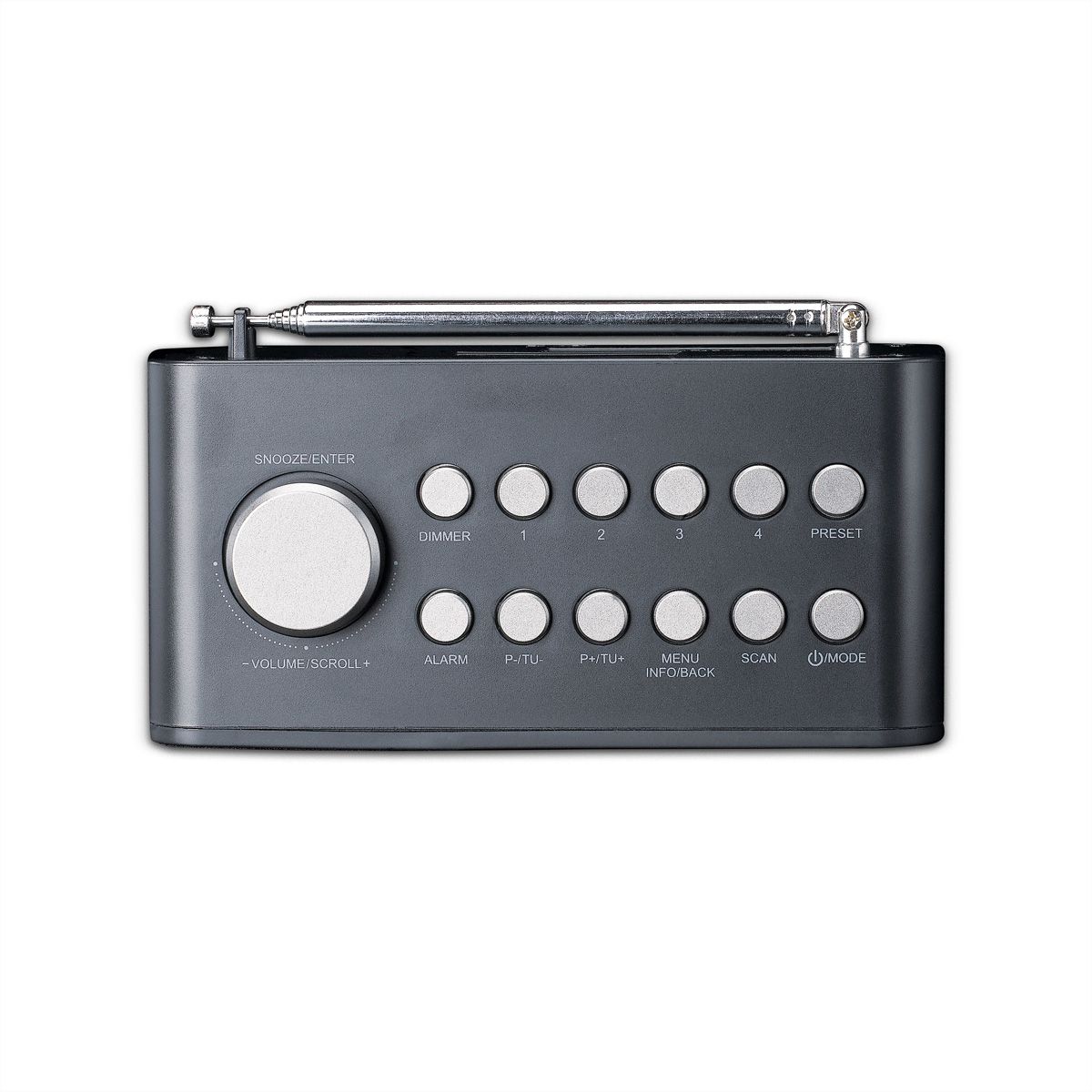 Lenco CR-625BK - Radio-réveil DAB+/ FM, BT, noir