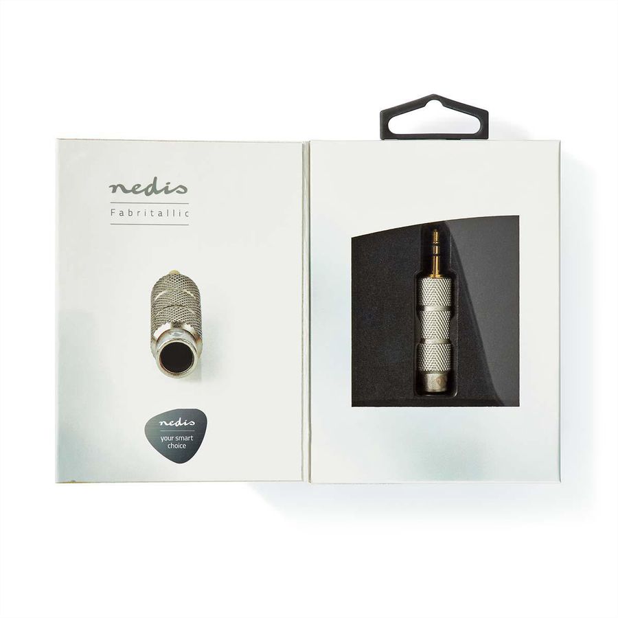 Nedis Stereo-Audio-Adapter 3.5mm ST zu 6.35mm BU