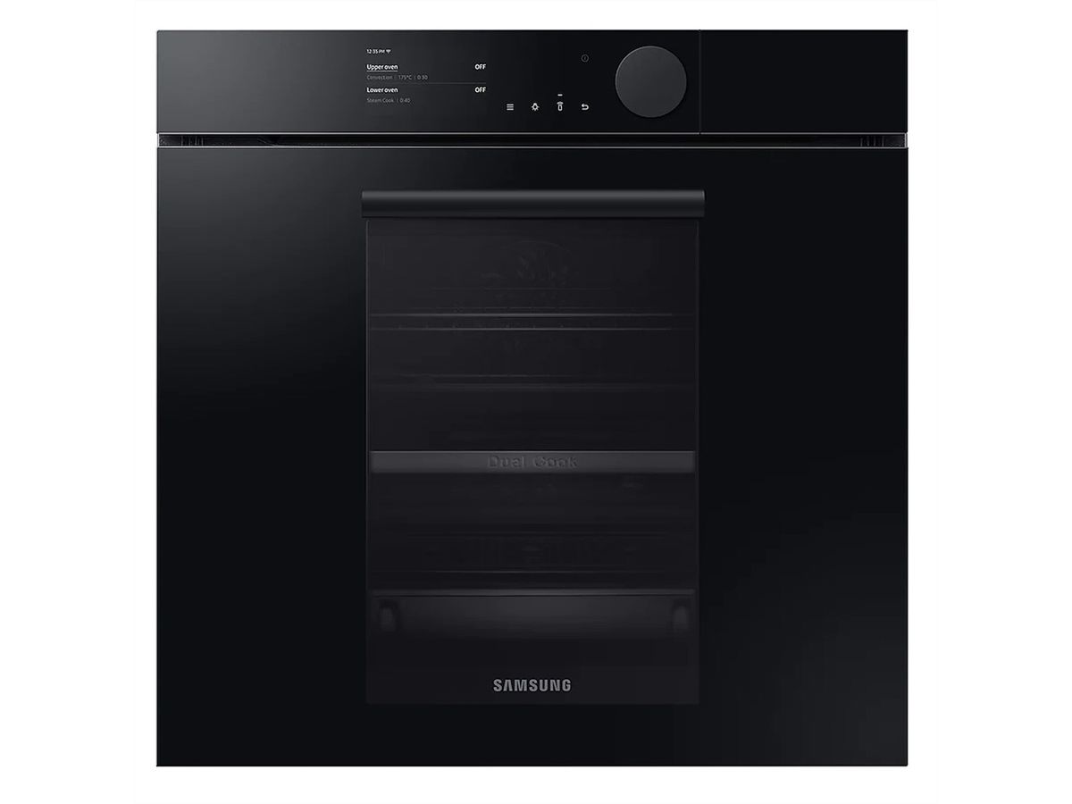 Samsung NV8000 Four, 75L, Double Cuisson Vapeur 60cm, Pyrolyse, Wi-Fi, noir onyx