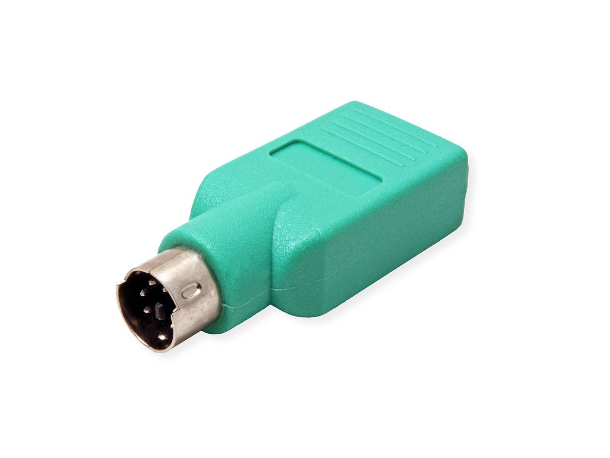 VALUE PS/2 - USB Maus-Adapter, grün