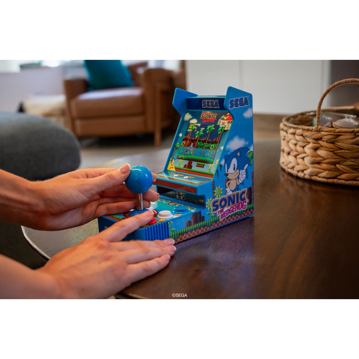My Arcade Sonic the Hedgehog Joystick Player, Mini-Arcade, 2 Spiele, 3.5" Display