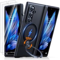 Torras Ostand Case + verre blindé, Samsung Z Fold7, MagSafe, noir