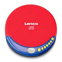 Lenco Kinder CD Player CD-021KIDS, mit aufladbarem Akku & Kopfhörer