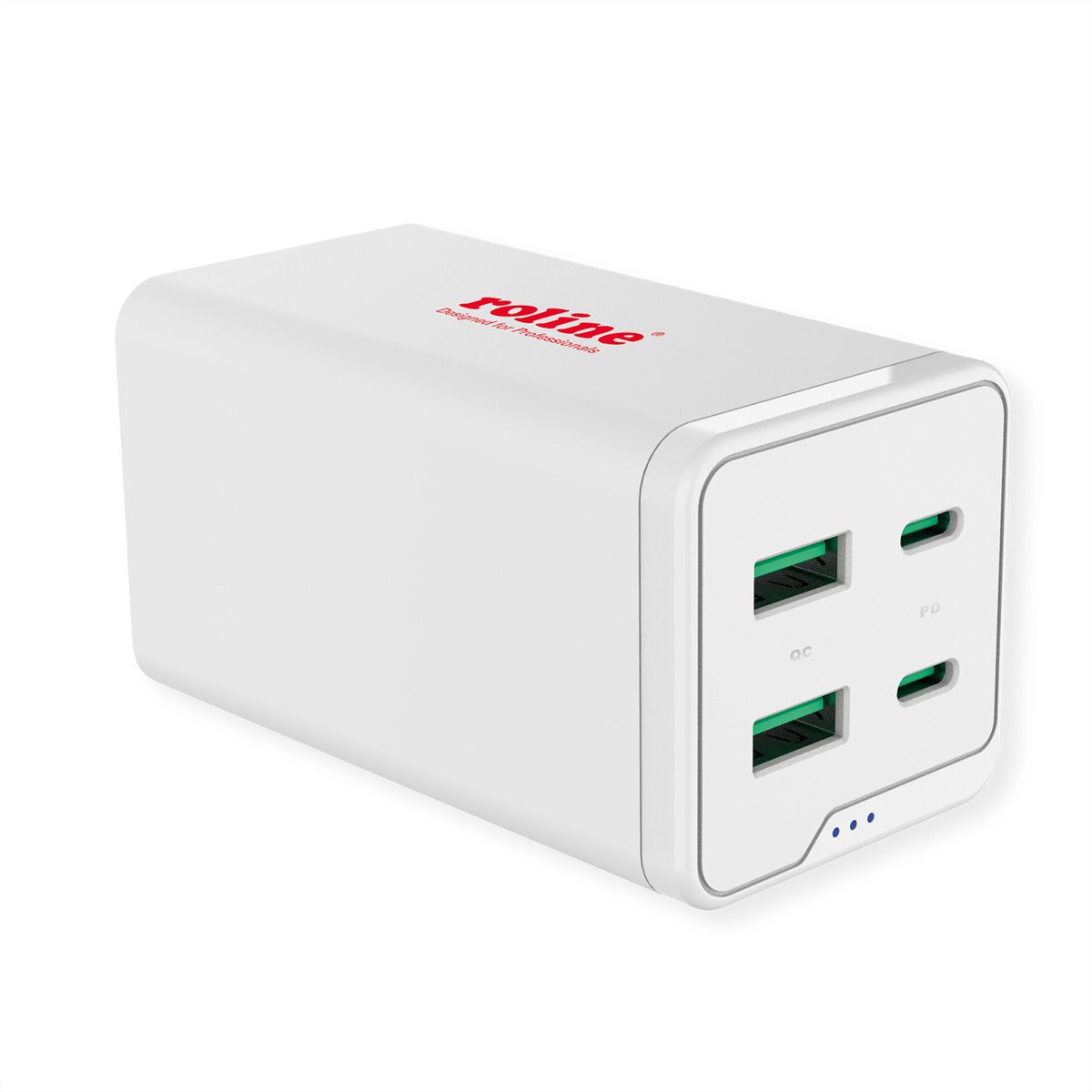 ROLINE Chargeur USB, 4 ports USB (2x USB-C, 2x USB-A QC3.0), max. 120W