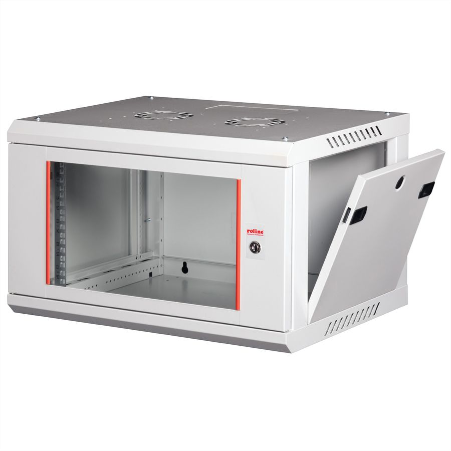 ROLINE 19-Zoll Wandgehäuse Basic Plus 6HE, 600x450 BxT grau