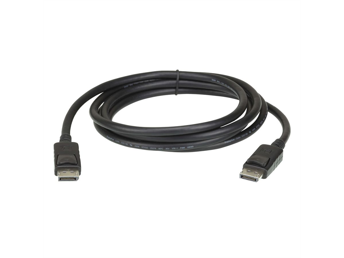 ATEN 2L-7D03DP-1 DisplayPort 1.4 Kabel, schwarz, 3 m
