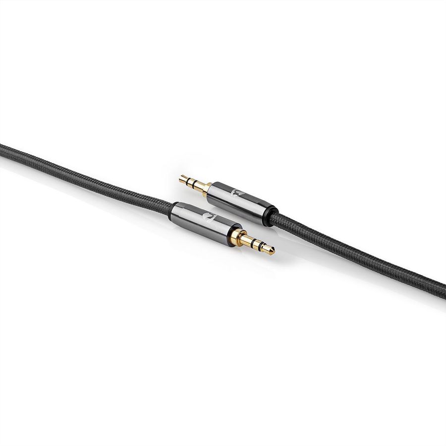 Nedis 3.5mm Verbindungskabel ST / ST, grau, 5 m