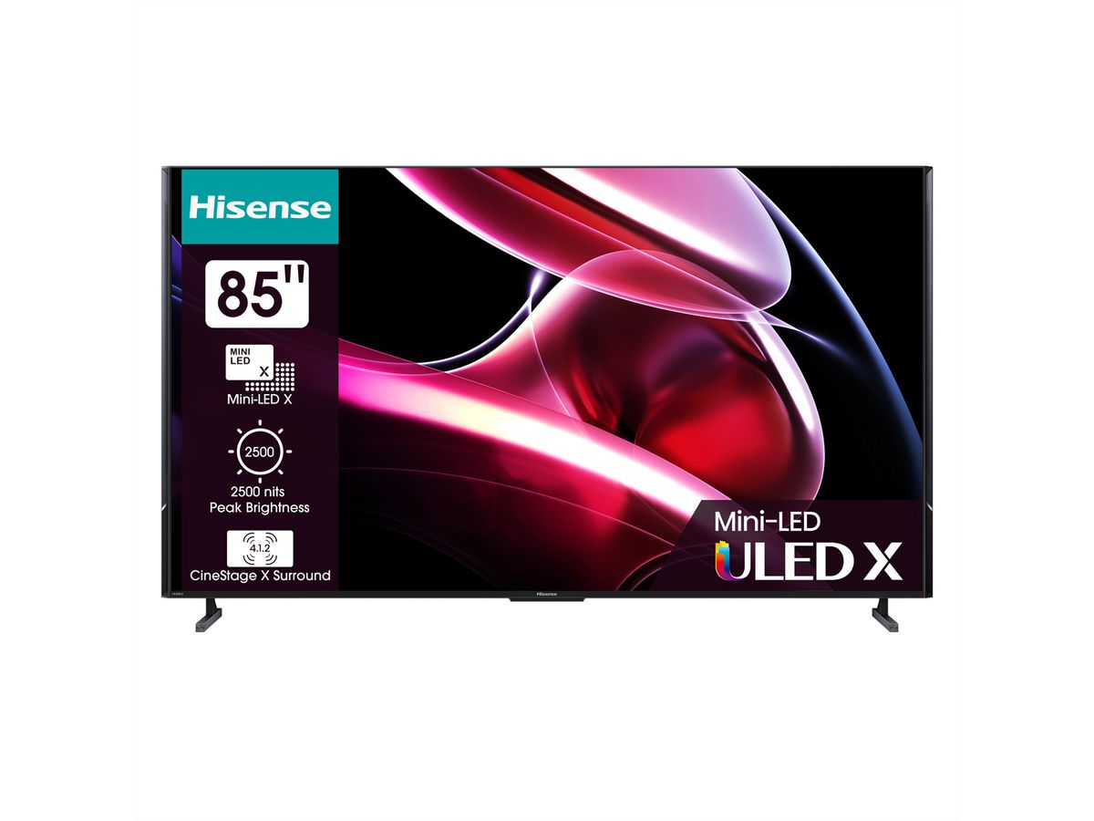 Hisense TV 85UXKQ, 85", ULED 4K, Mini LED, 2000 Nit, 144 Hz