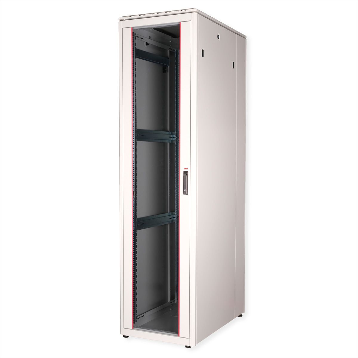 ROLINE 19-Zoll Netzwerkschrank Pro 47 HE, 600x1000 BxT Glastür grau