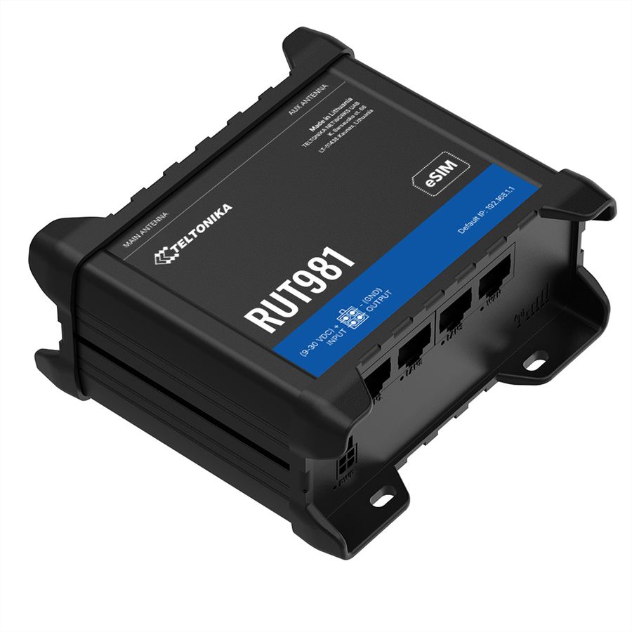 TELTONIKA RUT981 CAT4 LTE Router Dual SIM und eSIM