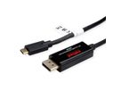 ROLINE Adapterkabel USB-C - DisplayPort, v1.2, bidirektional, ST/ST, 2 m