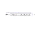 BACHMANN PRIMO 2 6xCEE7/3 1xGVS 1xinterrupteur boucle RAL6028