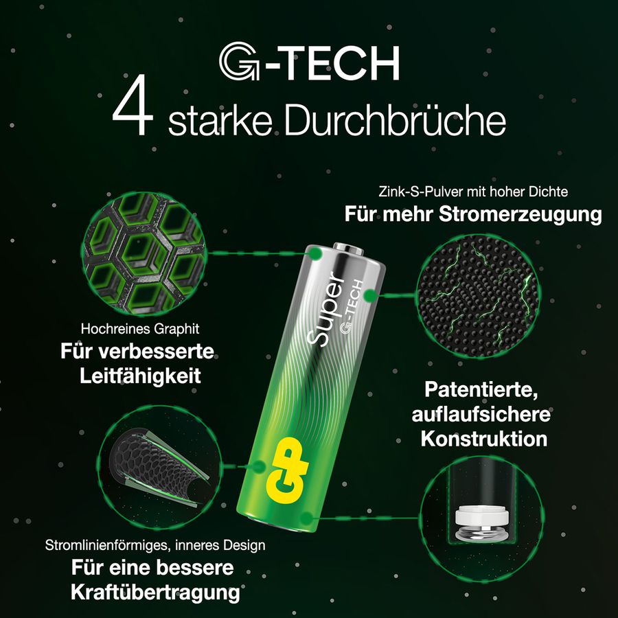 GP Batteries Super Alkaline AA 8x