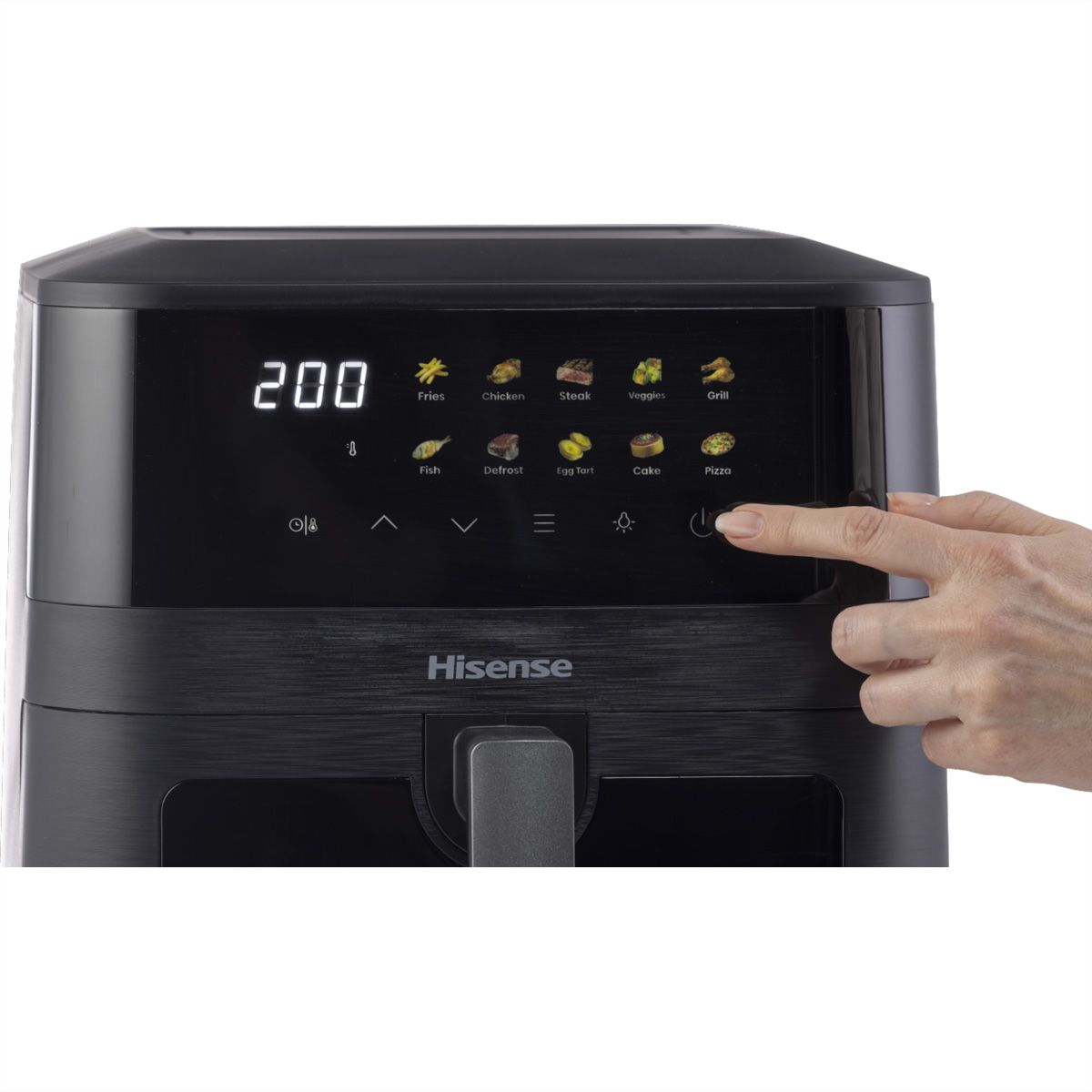 **Retoure**Hisense Heissluftfriteuse HAF2100DCD, 2100W, 7,7L
