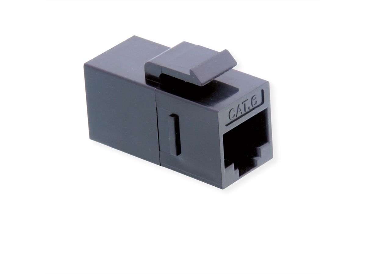 VALUE Coupleur RJ-45 keystone, non-blindé, Cat.6 (Classe E)