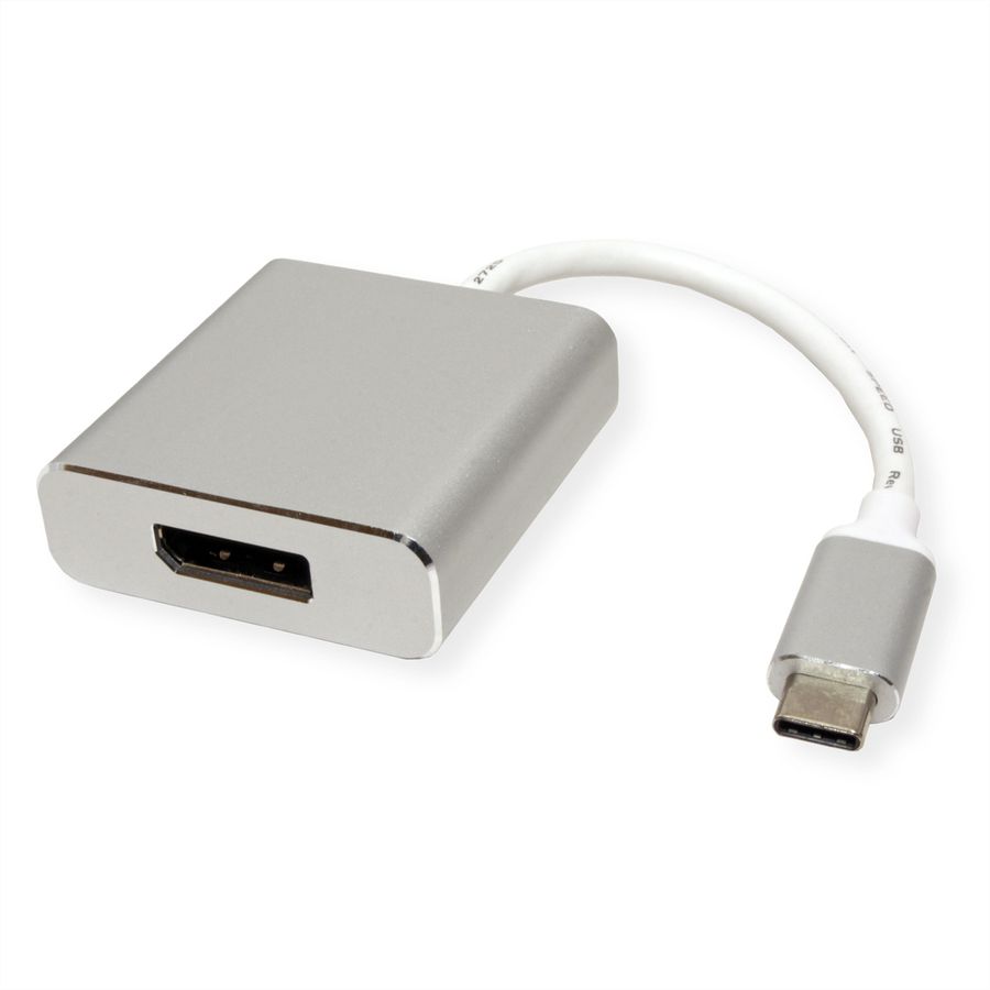 ROLINE Display Adapter USB Typ C - DisplayPort v1.2, ST/BU