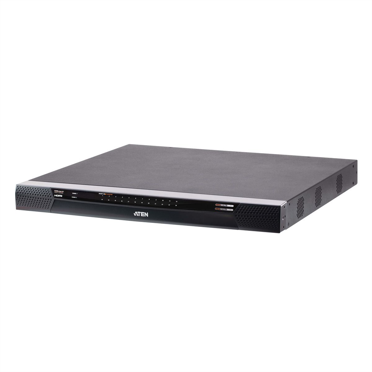 ATEN KN2124VB Commutateur KVM sur IP 24 ports Cat.5 Multi-Interface, 1 local/2 distant