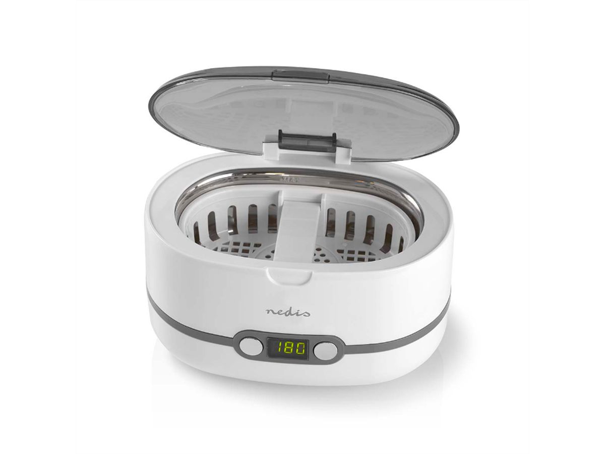 Nedis Ultraschallschmuckreiniger, 230V, 50Hz, weiss
