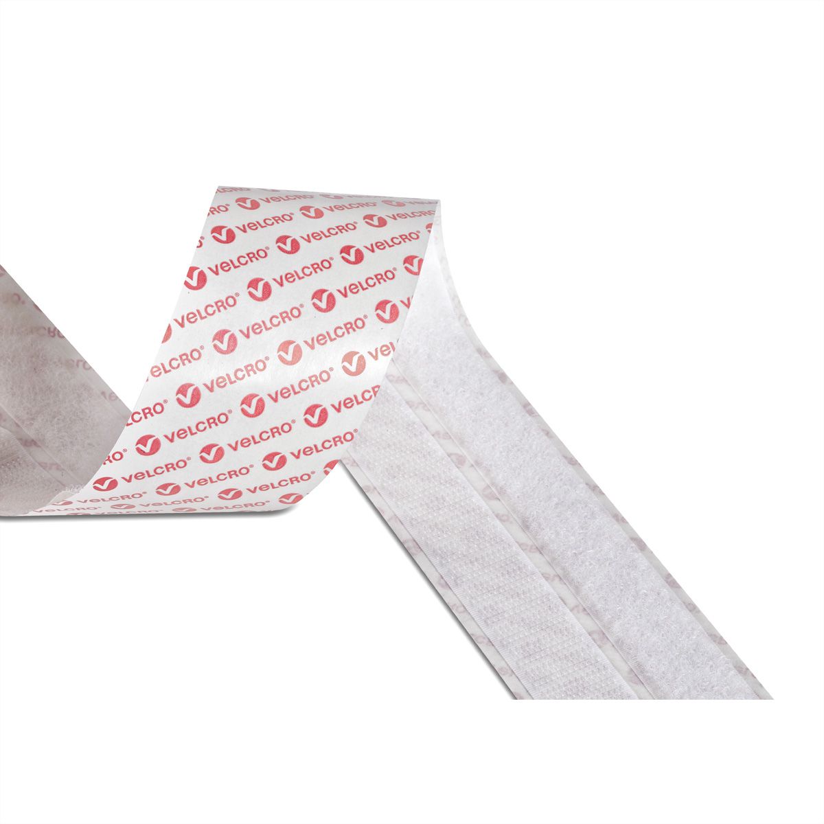 VELCRO® Klettband Selbstklebend, Haken & Flausch 20mm x 2.5m Weiß - COOL AG