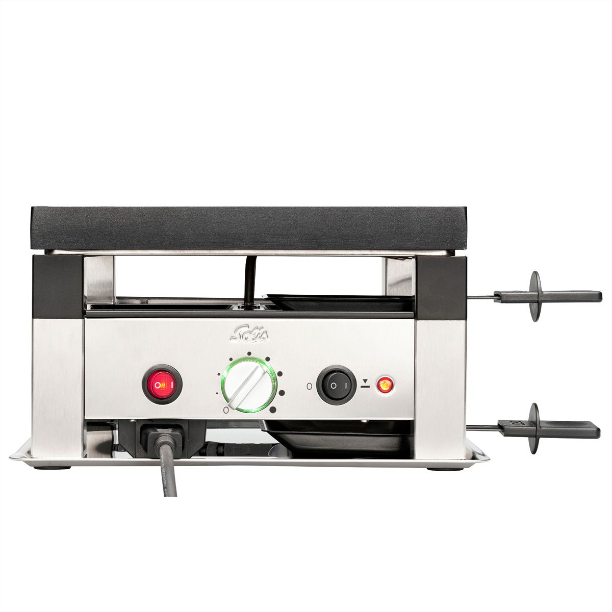 Solis 4 en 1 Raclette & Grill à pizza pour 4 personnes