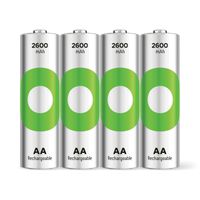 GP Batteries Recyko+, Akku 4xAA , 2600 mAh, 1,2 V