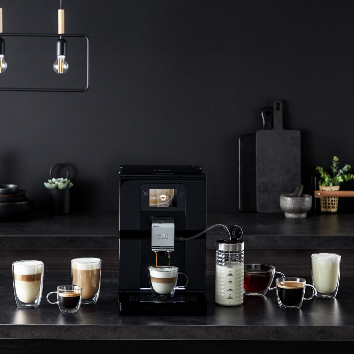 Krups machine à café automatique EA87310, Intuition Preference (réservoir à lait inclus)