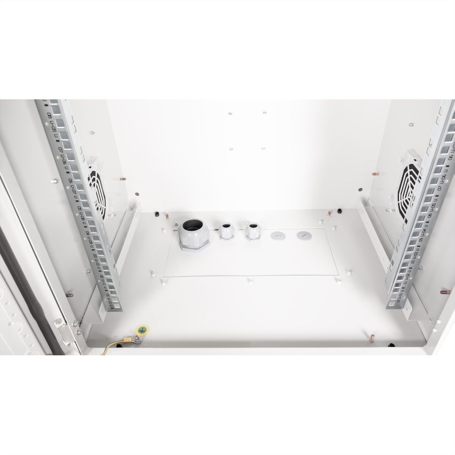 ROLINE 19-Zoll Wandgehäuse Pro 12 HE, 600x450 BxT IP55 outdoor grau
