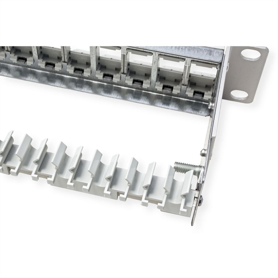 METZ CONNECT Panneau 19" 1UH vide pour 24 modules E-DAT ou Cat.6A