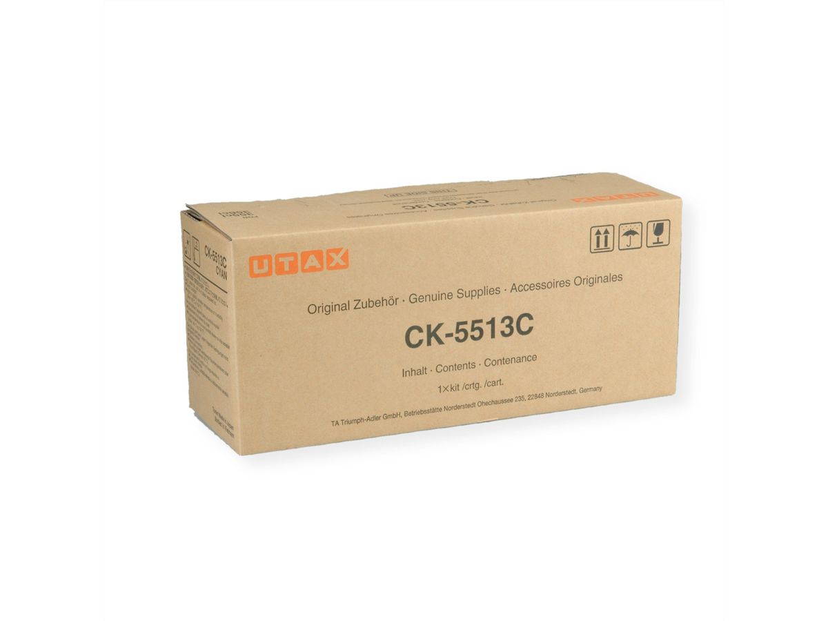 UTAX CK-5513C Toner, cyan für ca. 6.000 Seiten