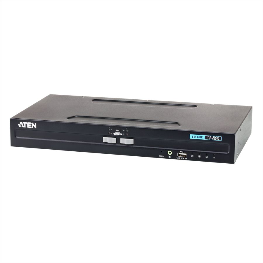 ATEN CS1182D Commutateur KVM sécurisé DVI USB à 2 ports