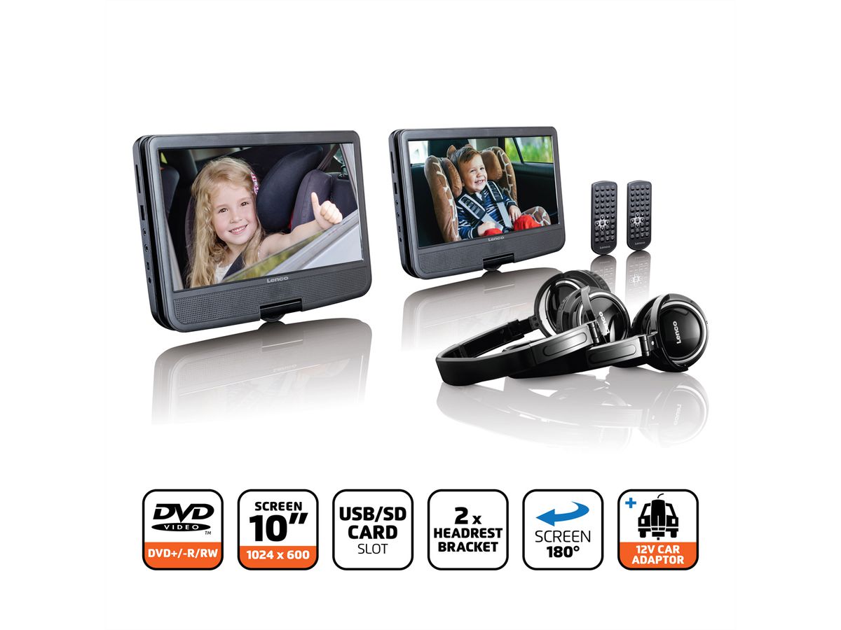 Lenco DVP-1046 Portabler DVD-Player