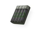 GP Batteries USB-Ladegerät GP M451, inkl. 4 x ReCyko AA 2600 mAh