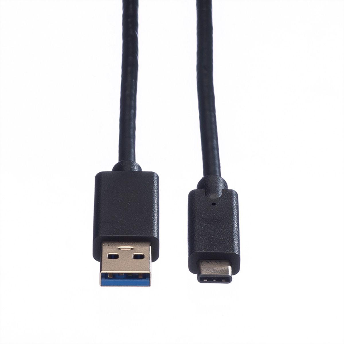 ROLINE GREEN Câble USB 3.2 Gen 1, A-C, M/M, noir, 1 m