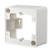 METZ CONNECT Cadre pour montage en saillie 85 x 85 x 43 mm, simple, blanc pur