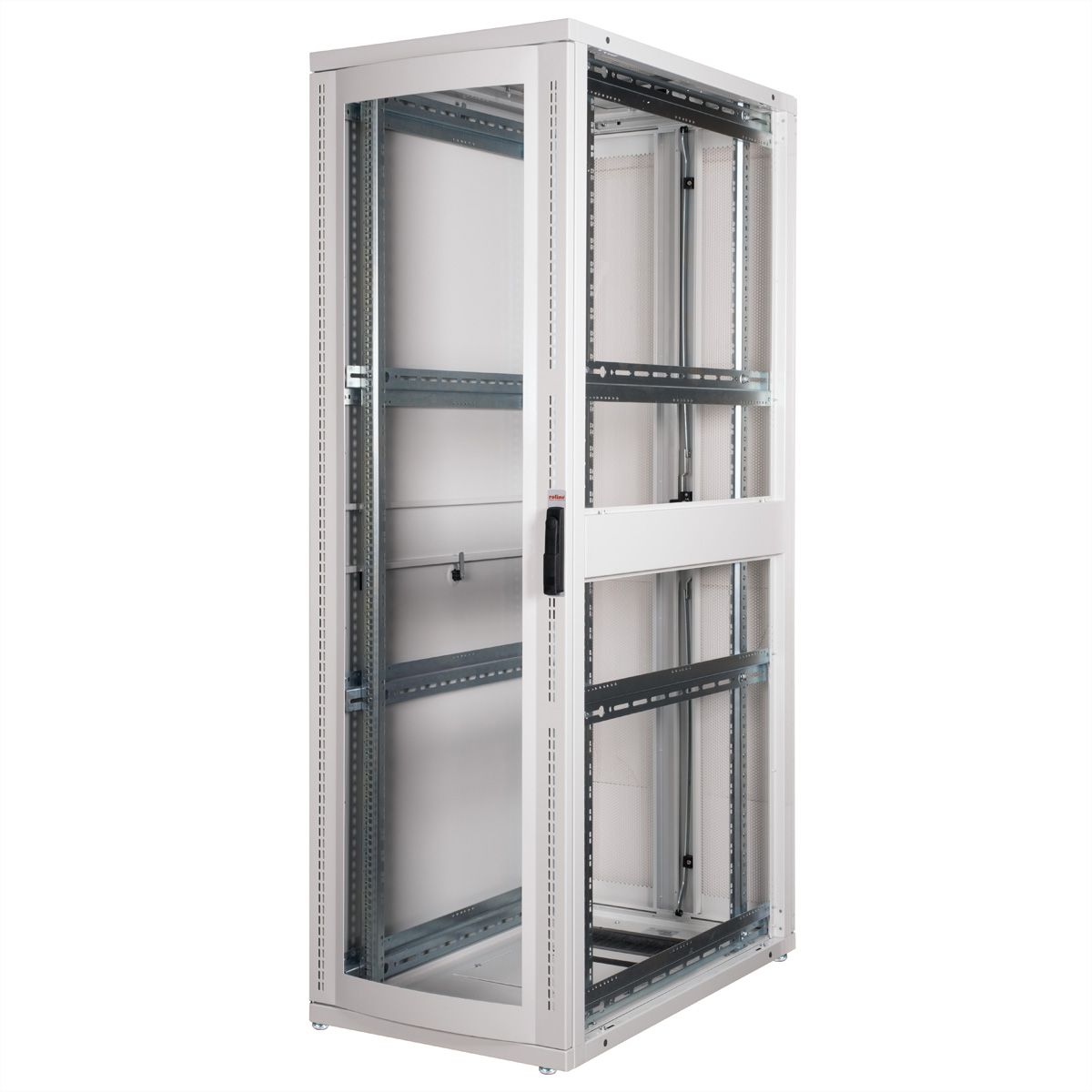 ROLINE 19-Zoll Serverschrank Pro 42 HE, 600x1000 BxT grau Plexiglas