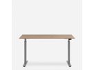 WRK21 Schreibtisch Smart 180 x 80 cm, Höhenverstellbar, Kendal Eiche / Grau