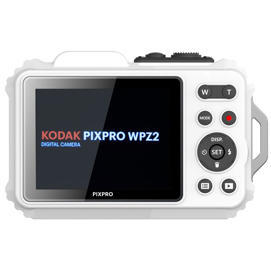 Kodak Unterwasserkamera WPZ2, weiss, 4x opt. Zoom, 15m, 16MP, WiFi, HD Video