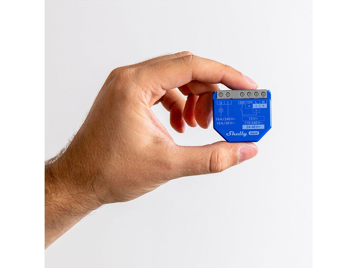 Shelly Schaltaktor 1 Gen4, (Quadro pack)