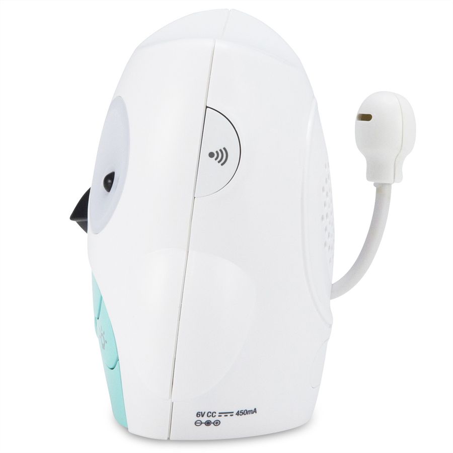Alecto Digitales Bébéphone DBX-84, Chouette, blanc/vert menthe