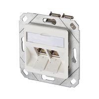 METZ CONNECT E-DAT Module 2 ports UPk Cat.6A, blanc pur